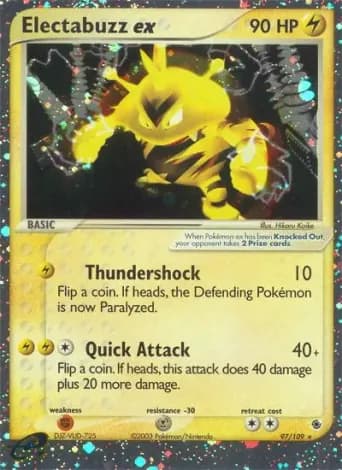 Electabuzz ex Pokémon card #97