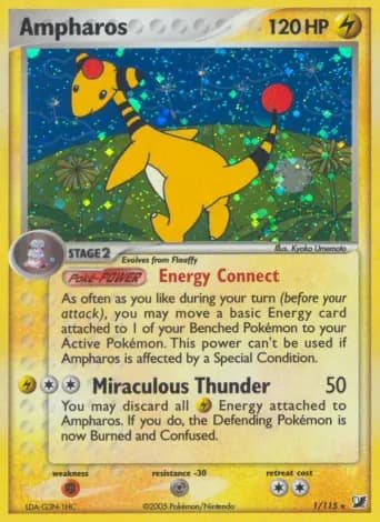 Ampharos Pokémon card #1