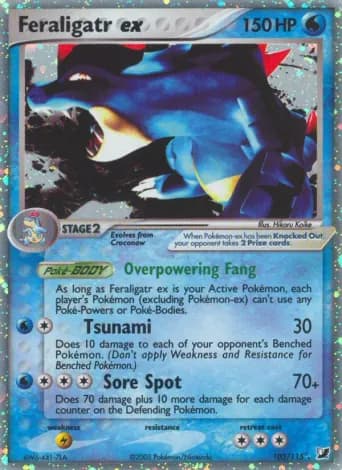 Feraligatr ex Pokémon card #103