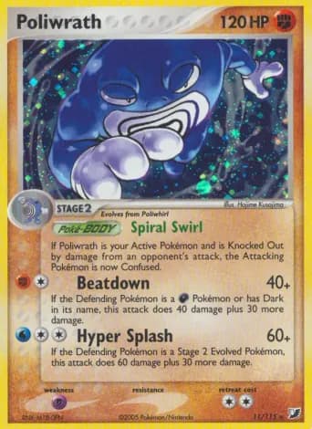 Poliwrath Pokémon card #11
