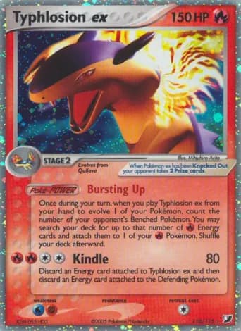 Typhlosion ex Pokémon card #110