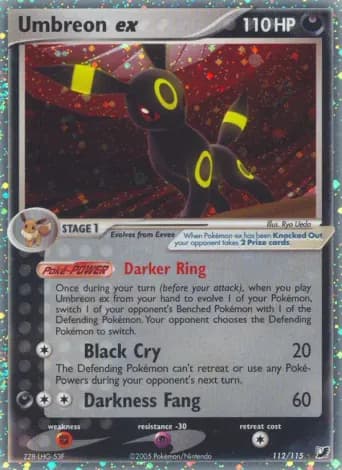 Umbreon ex Pokémon card #112