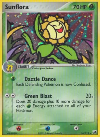 Sunflora Pokémon card #16