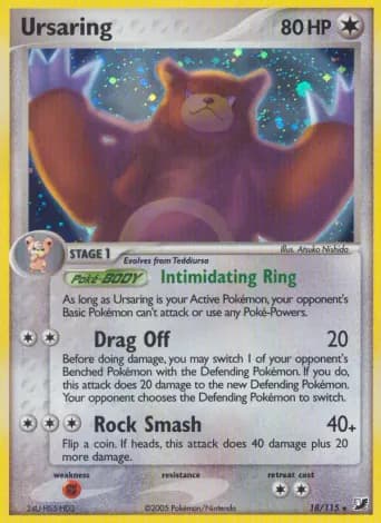 Ursaring Pokémon card #18