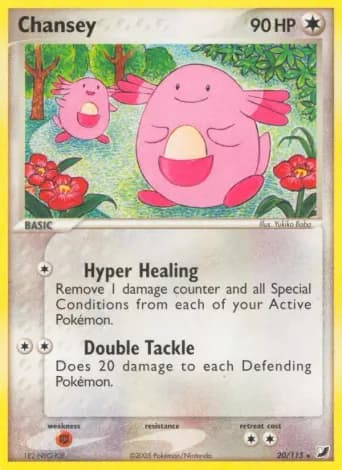 Chansey Pokémon card #20