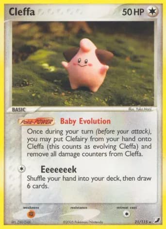 Cleffa Pokémon card #21