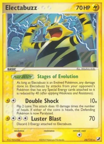 Electabuzz Pokémon card #22