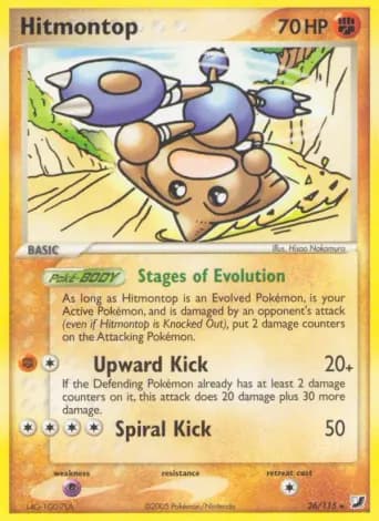 Hitmontop Pokémon card #26