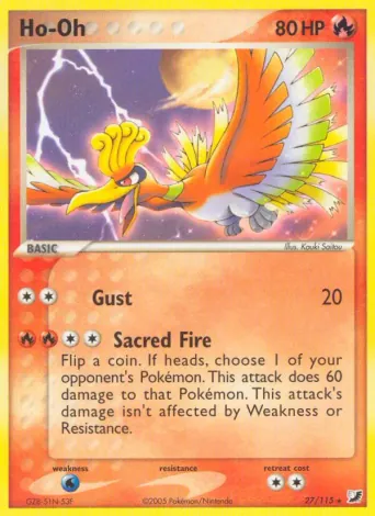 Ho-Oh Pokémon card #27