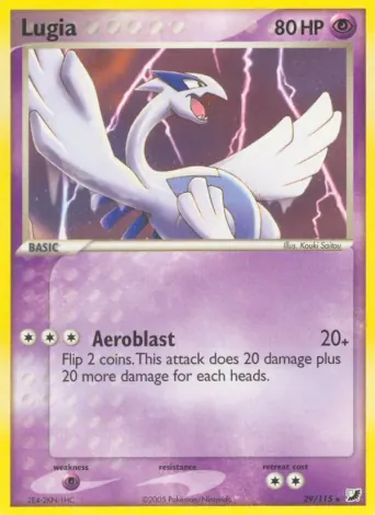 Lugia Pokémon card #29