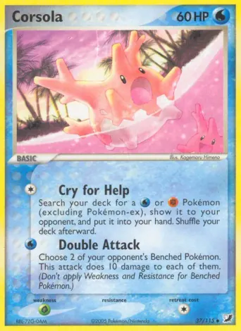 Corsola Pokémon card #37
