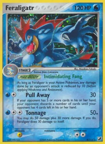 Feraligatr Pokémon card #4