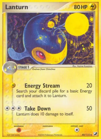 Lanturn Pokémon card #40