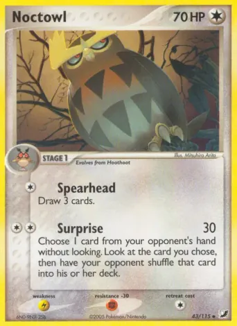 Noctowl Pokémon card #43