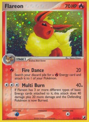 Flareon Pokémon card #5
