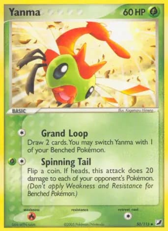 Yanma Pokémon card #50