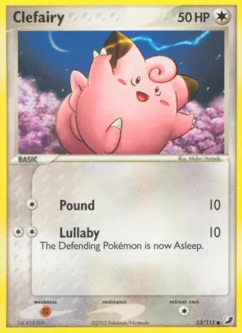 Clefairy Pokémon card #53