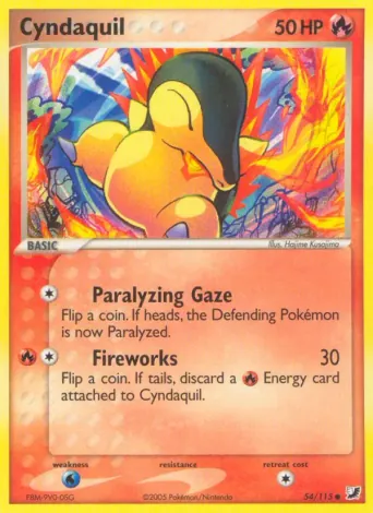Cyndaquil Pokémon card #54