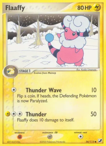 Flaaffy Pokémon card #56