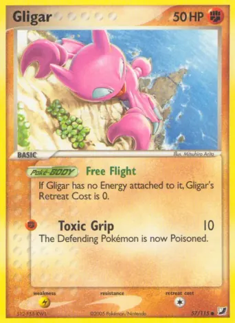Gligar Pokémon card #57