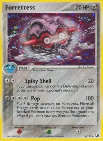 Forretress Pokémon card #6
