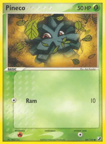 Pineco Pokémon card #66