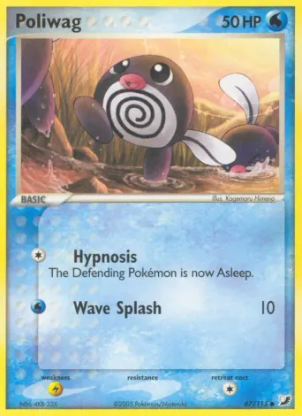 Poliwag Pokémon card #67