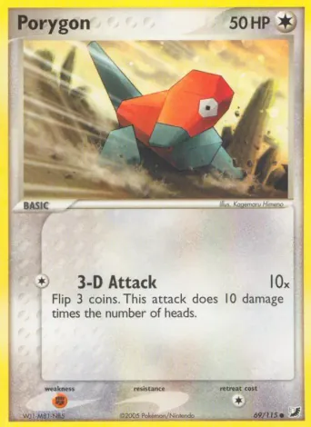 Porygon Pokémon card #69