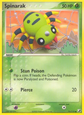 Spinarak Pokémon card #75