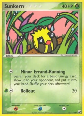 Sunkern Pokémon card #76