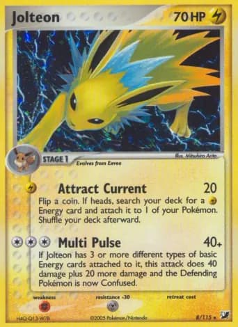 Jolteon Pokémon card #8