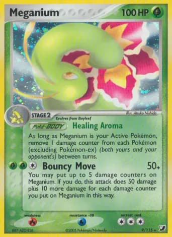 Meganium Pokémon card #9
