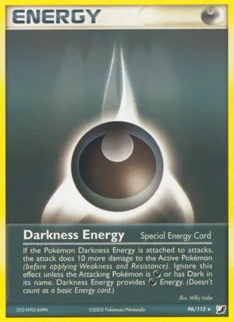 Darkness Energy Pokémon card #96