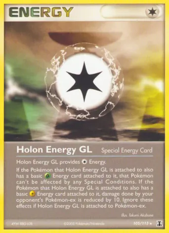 Holon Energy GL Pokémon card #105