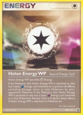 Holon Energy WP Pokémon card #106