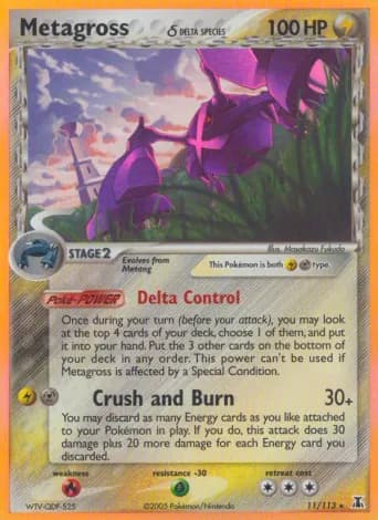 Metagross δ Pokémon card #11