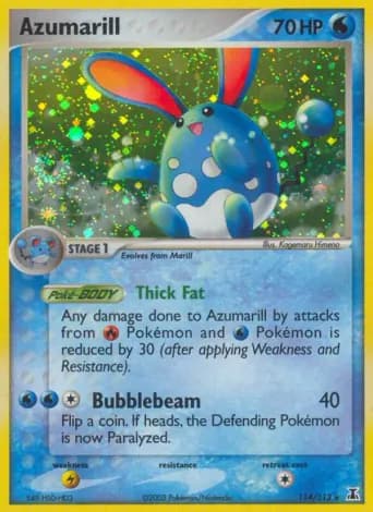 Azumarill Pokémon card #114