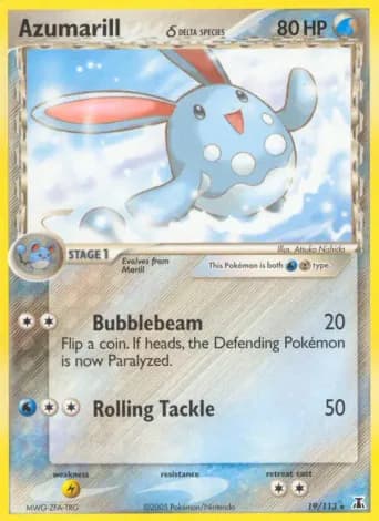 Azumarill δ Pokémon card #19