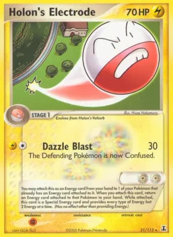 Holon's Electrode Pokémon card #21