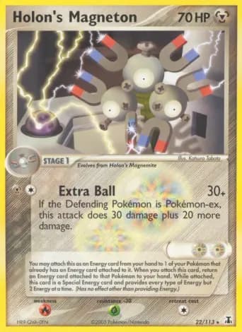 Holon's Magneton Pokémon card #22