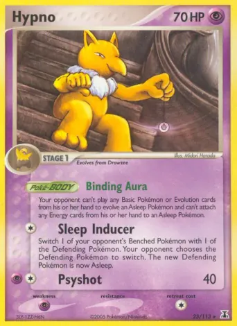 Hypno Pokémon card #23