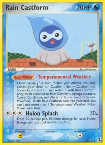 Rain Castform Pokémon card #26