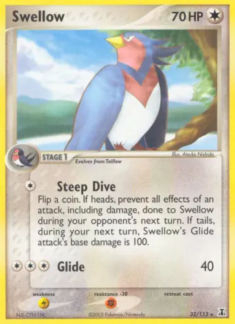 Swellow Pokémon card #32