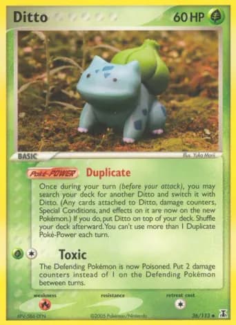 Ditto Pokémon card #36