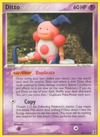 Ditto Pokémon card #38