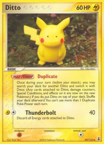 Ditto Pokémon card #39