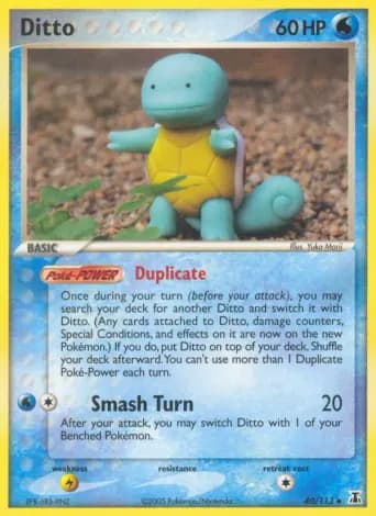 Ditto Pokémon card #40