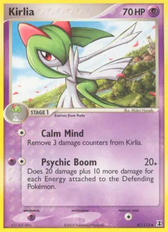 Kirlia Pokémon card #47