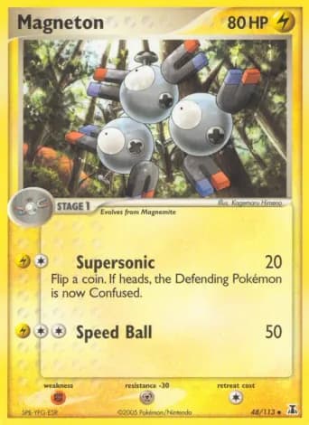 Magneton Pokémon card #48