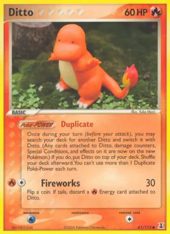 Ditto Pokémon card #61